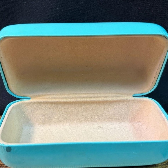 Authentic TIFFANY AND CO HARD SHELL EYEGLASS CASE - Picture 1 of 3